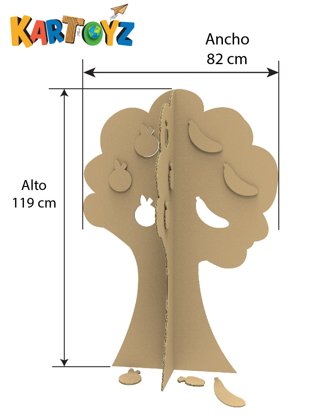 Árbol frutal x 2 piezas