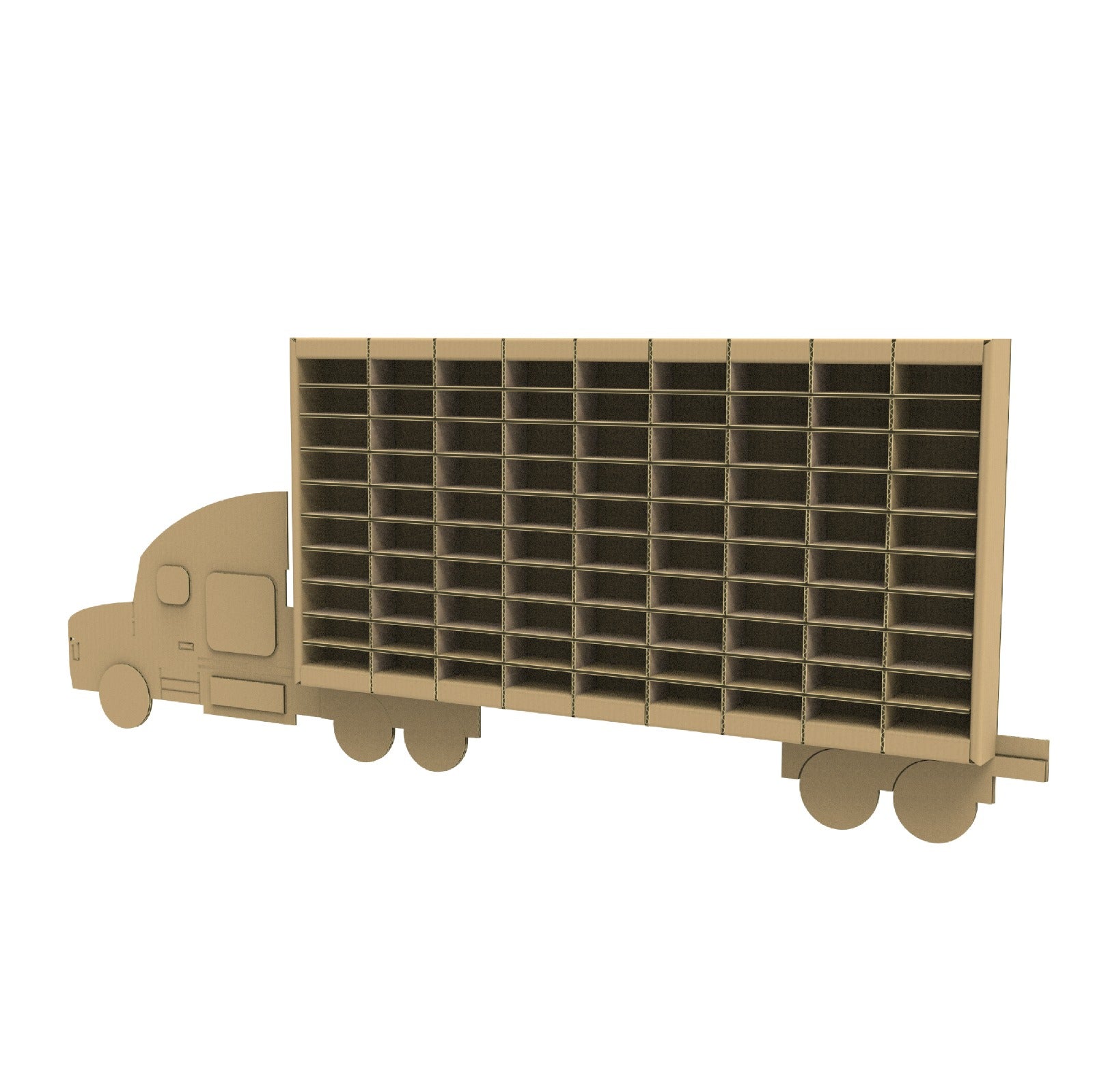 Exhibidor de carritos trailer