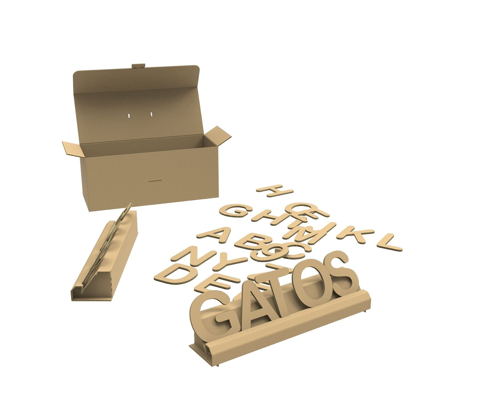 Set de letras y números