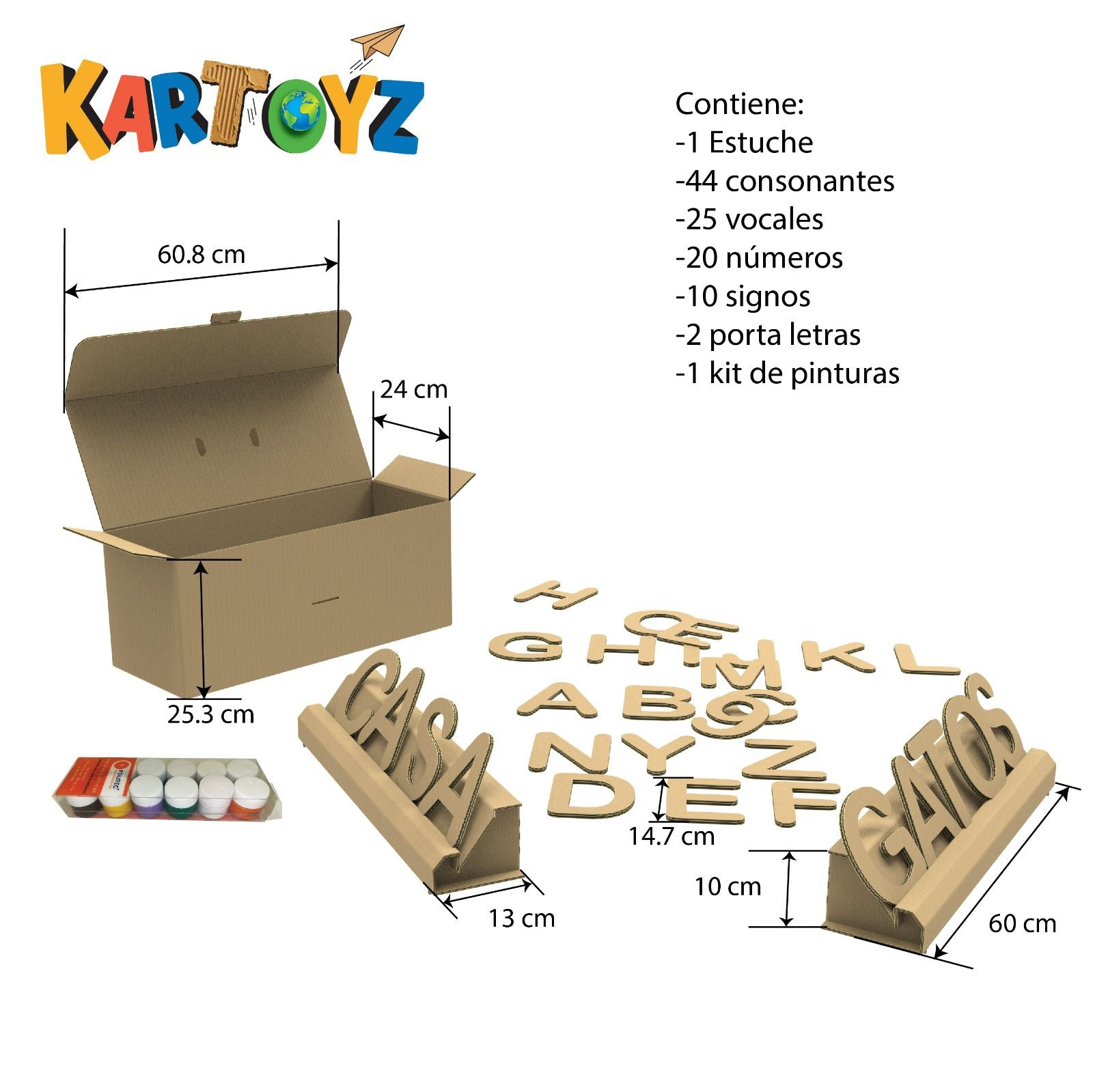 Set de letras y números