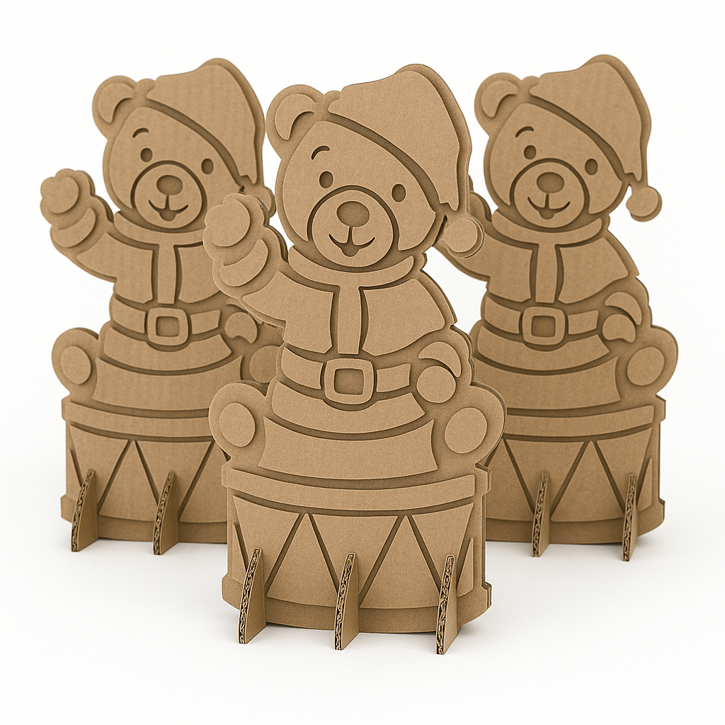 Oso con tambor 70 cm