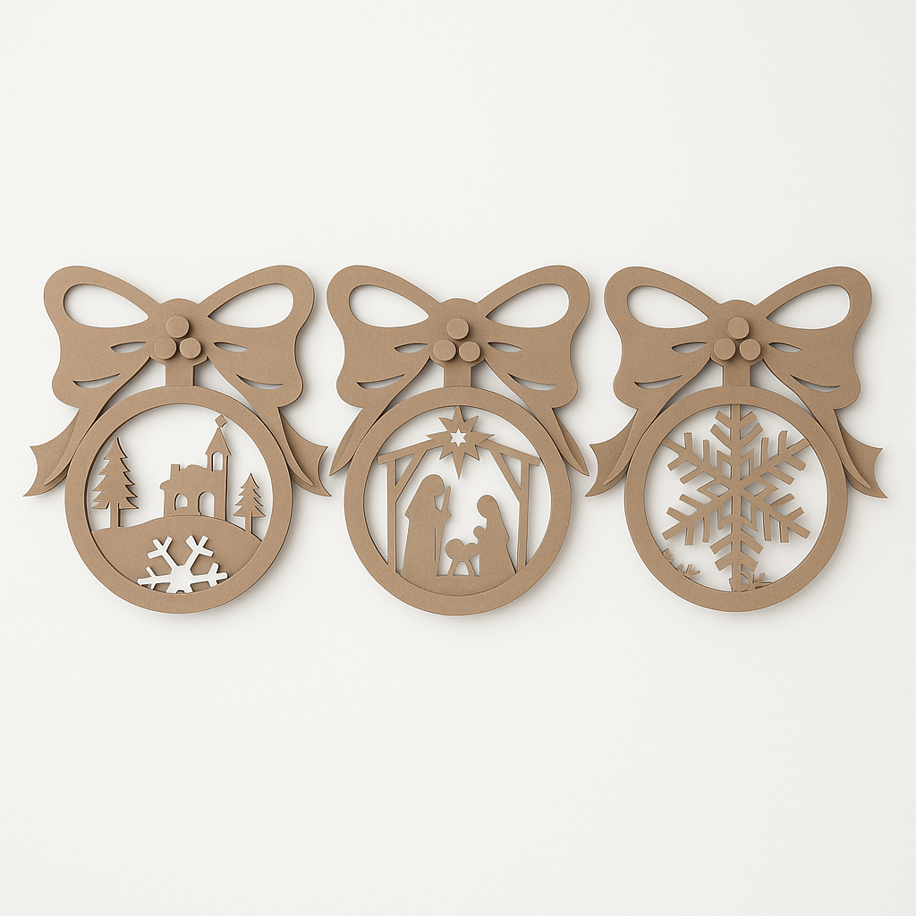 Set esferas con moño