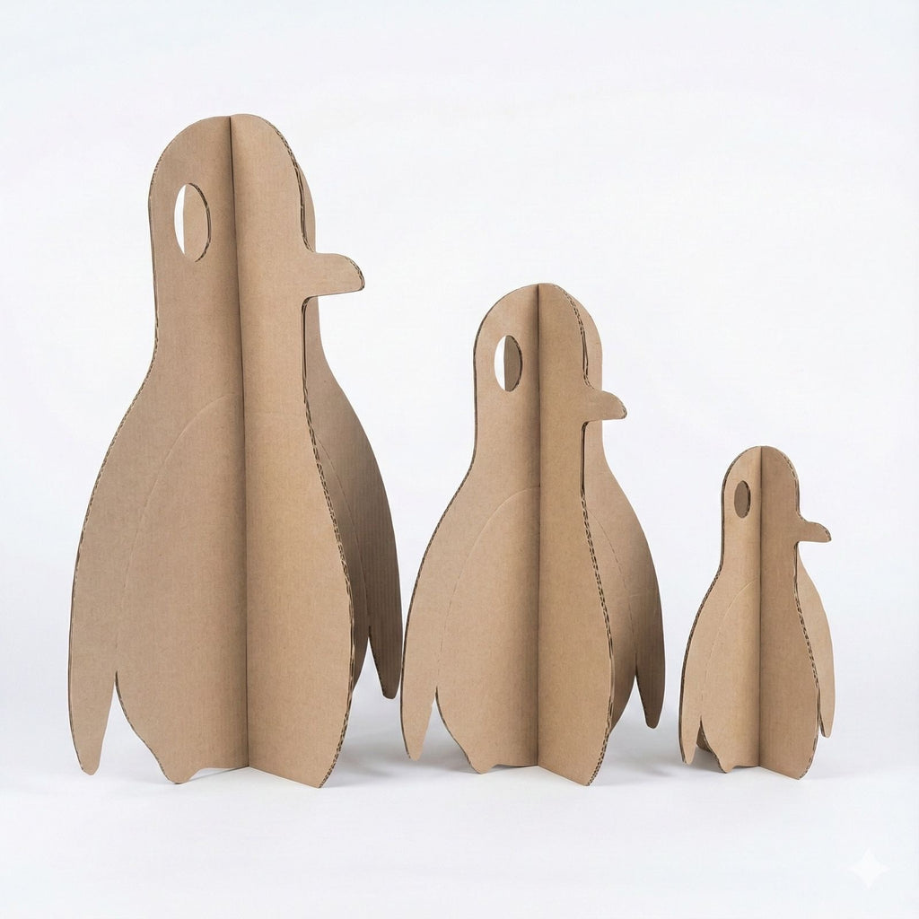 Iglú con pingüinos