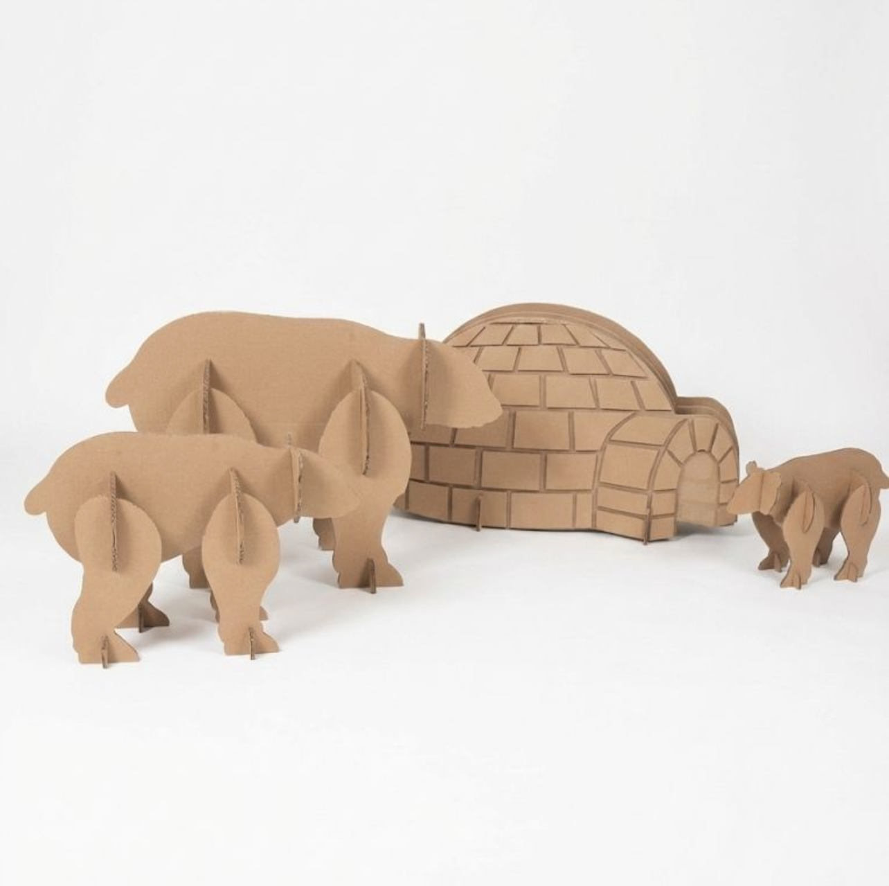 Iglú con osos polares