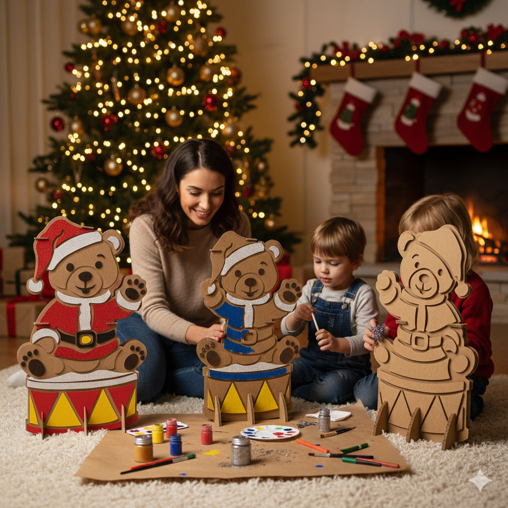 Oso con tambor 70 cm