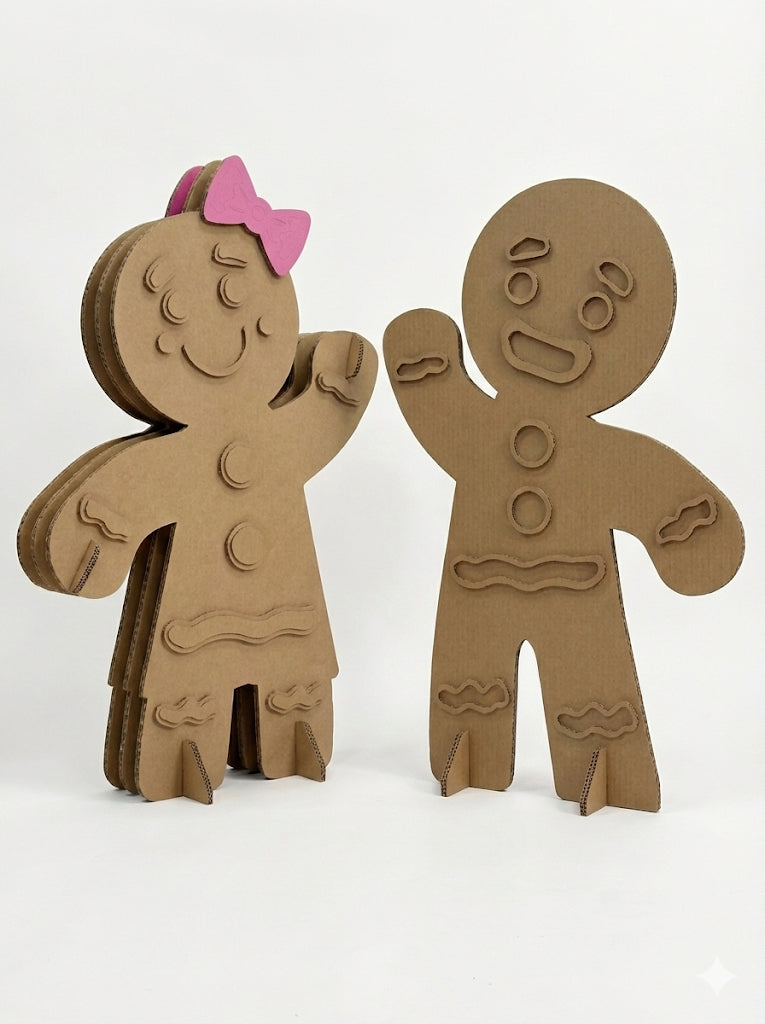 Pareja galletas de jengibre