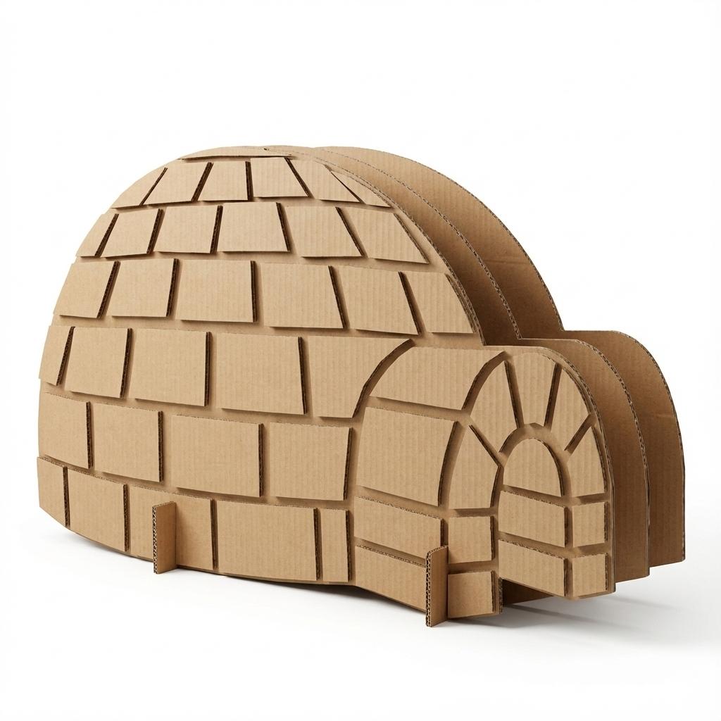 Iglú con osos polares