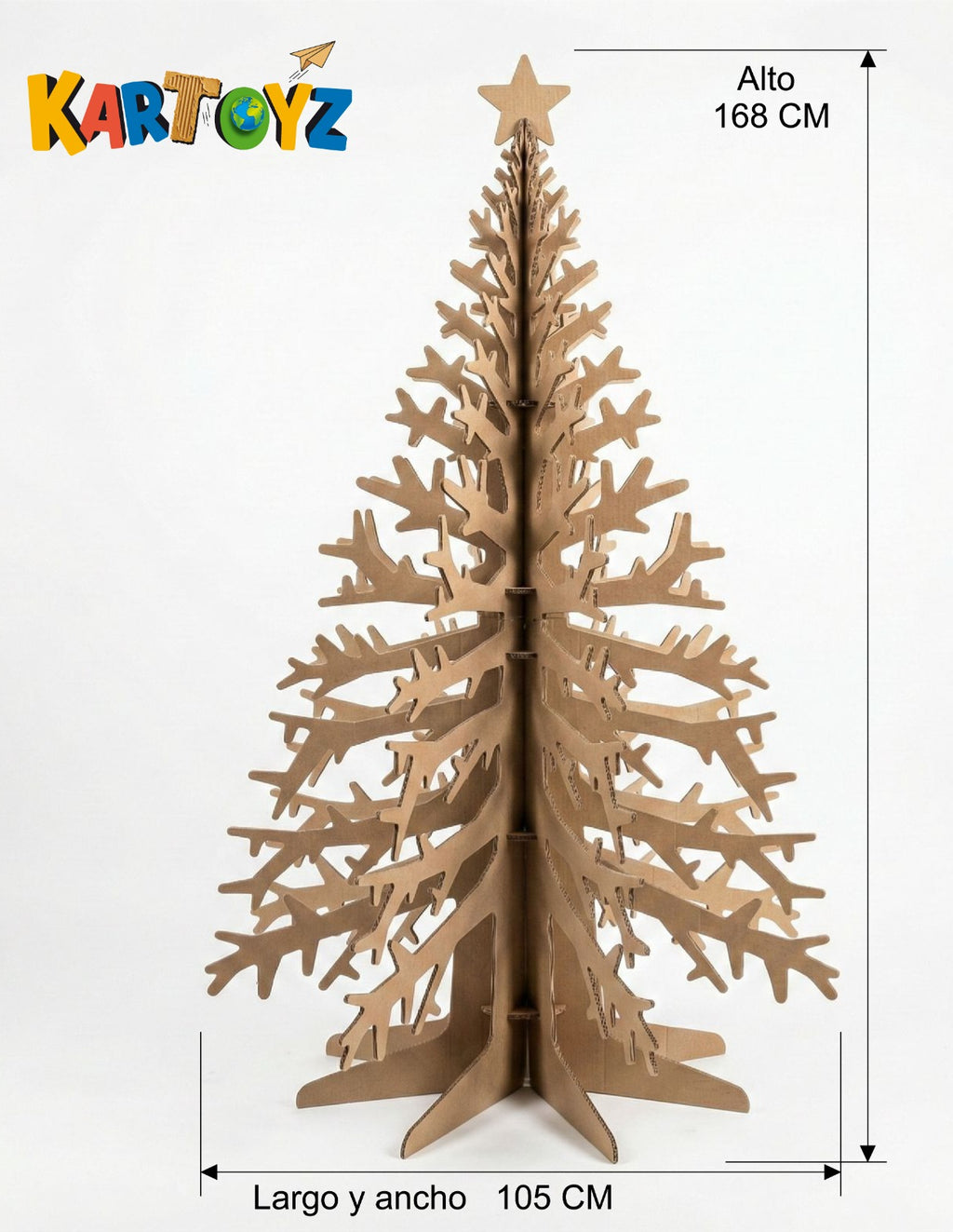 Arbolito con adornos 160 cm