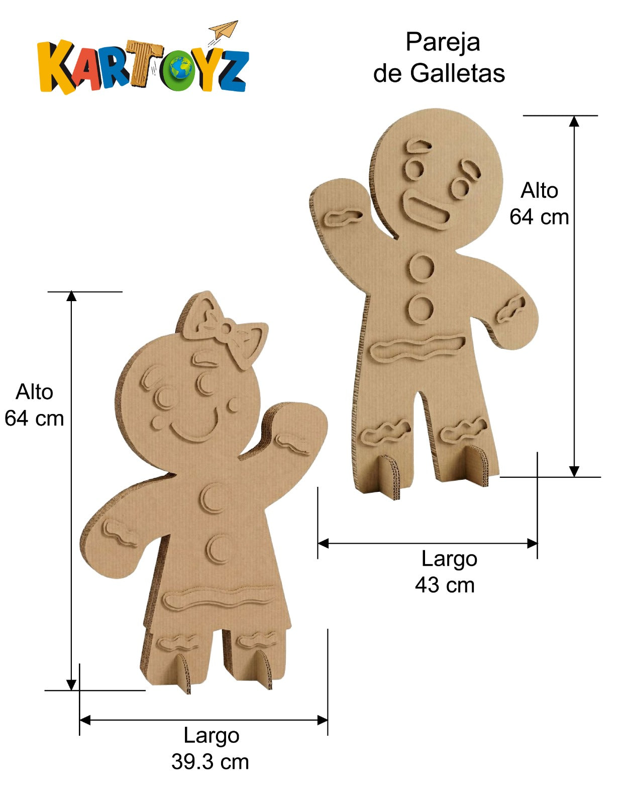 Pareja galletas de jengibre