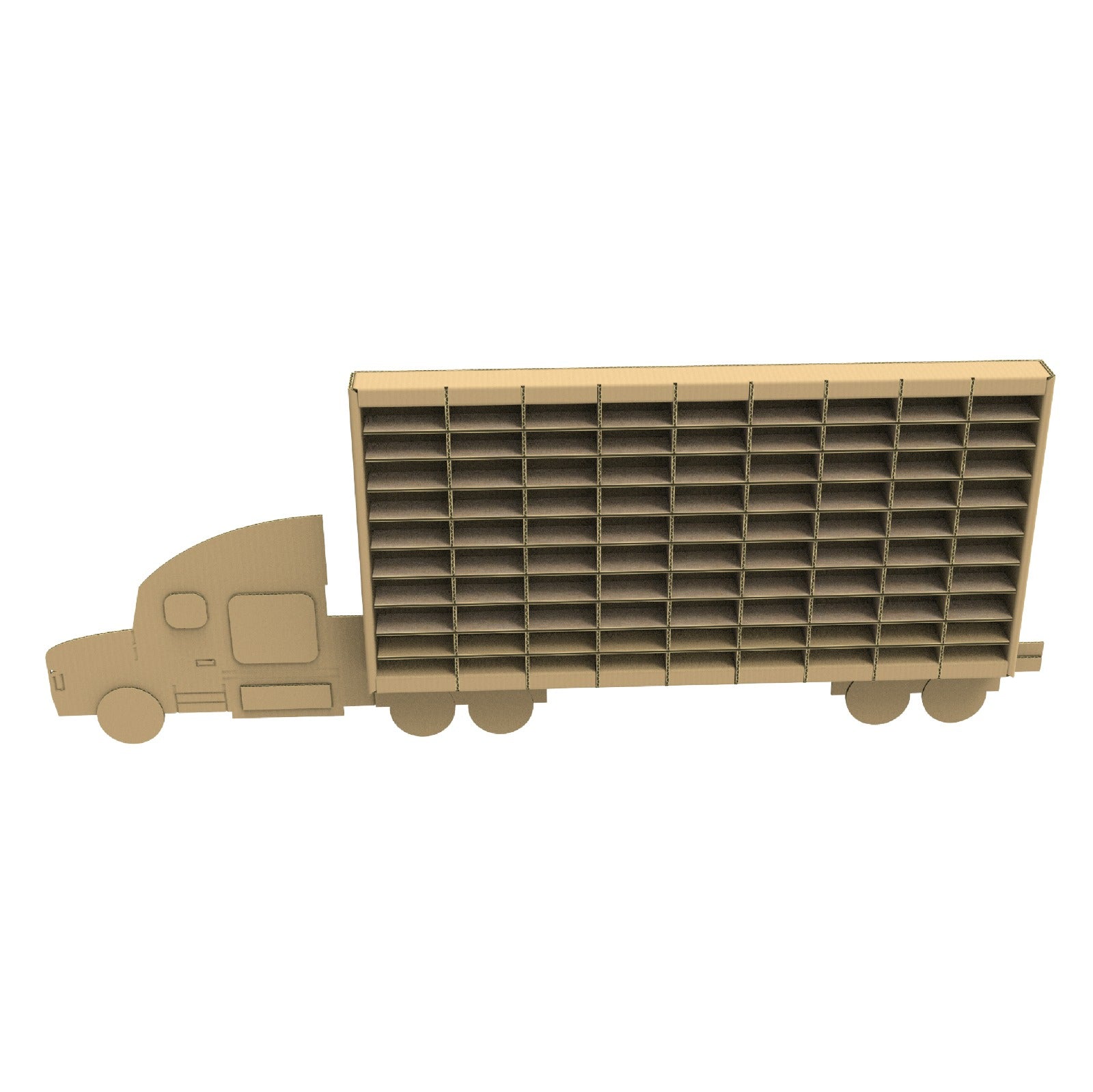 Exhibidor de carritos trailer
